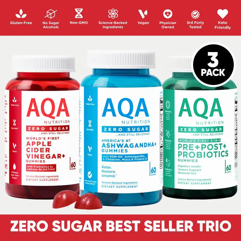 AQA Zero Sugar Best Seller Trio