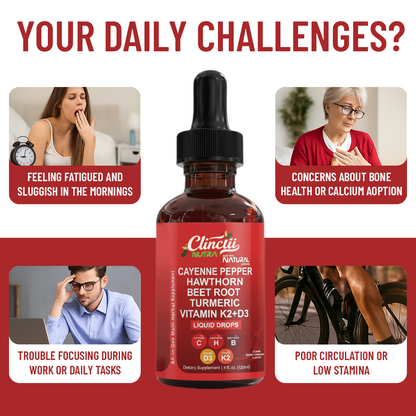 All-In-One Multi-Herbal Supplement (4 fl oz) – Boosts Bone Health, Blood Flow & Daily Energy