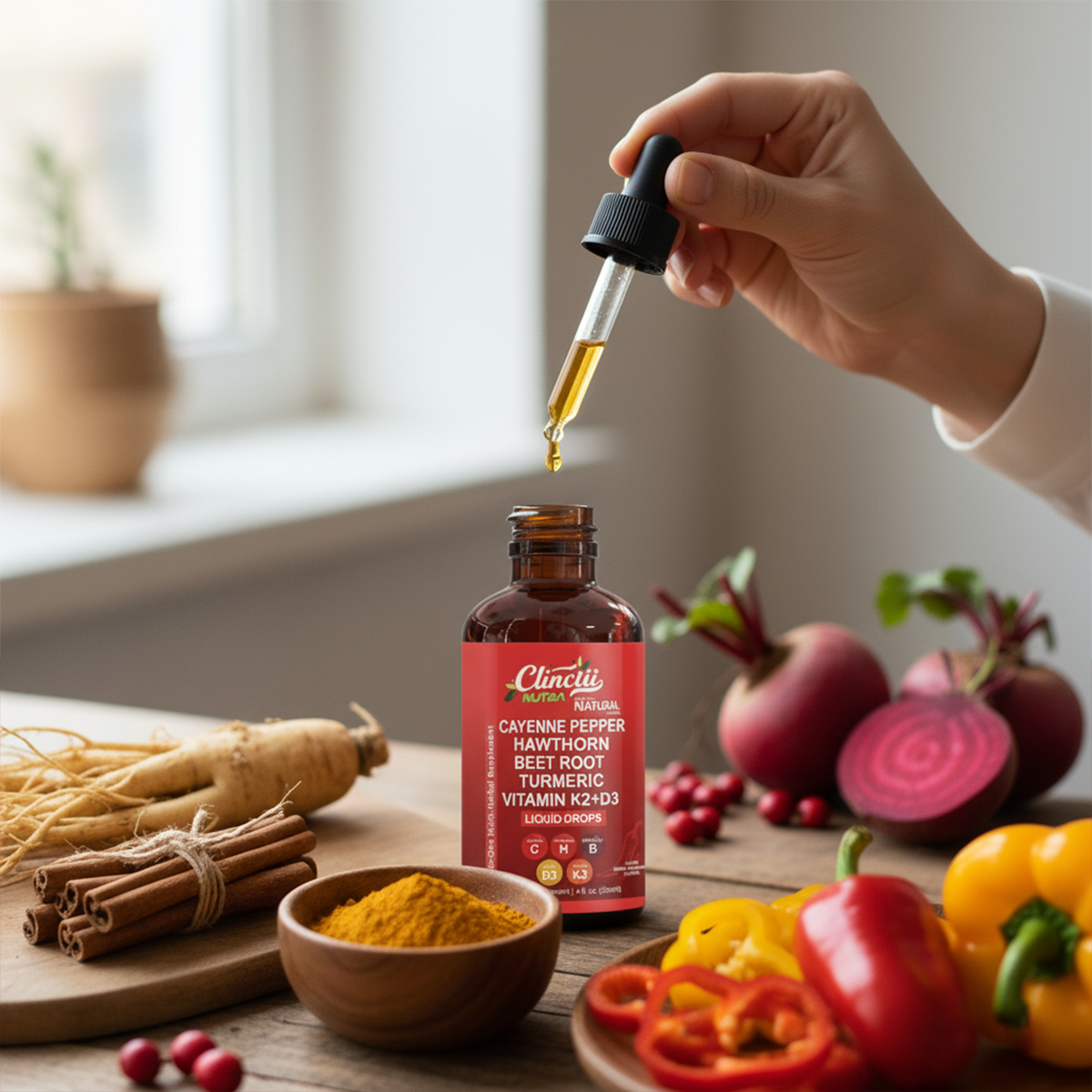 All-In-One Multi-Herbal Supplement (4 fl oz) – Boosts Bone Health, Blood Flow & Daily Energy